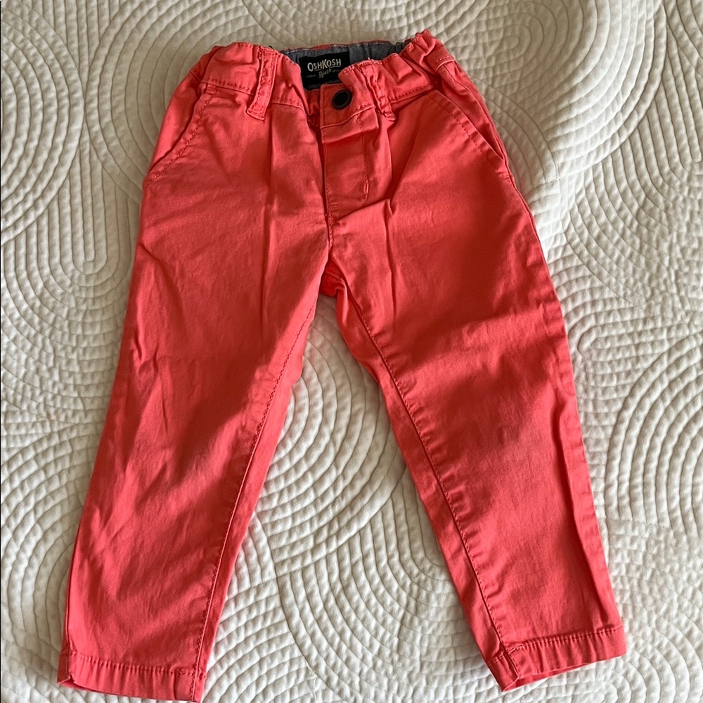 The Children's Place Vibrant Coral Casual Toddler Boys Pants